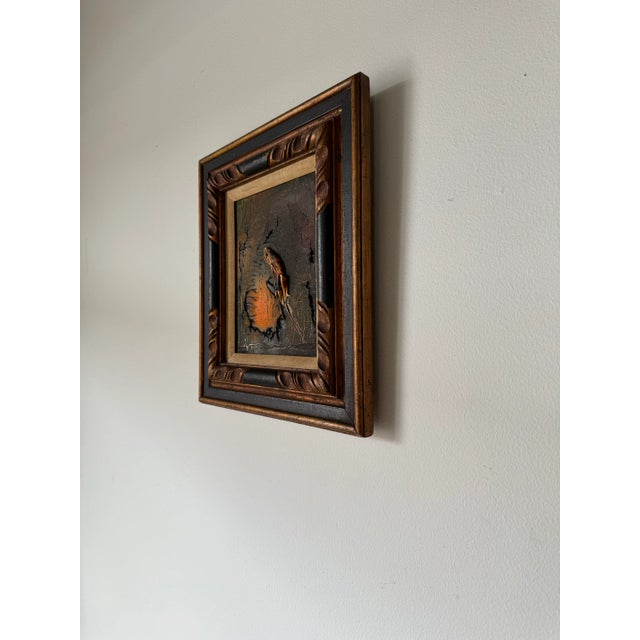 1970's Ivan Abstract Expressionist Heavy Impasto Oil Painting, Framed For Sale - Image 4 of 12