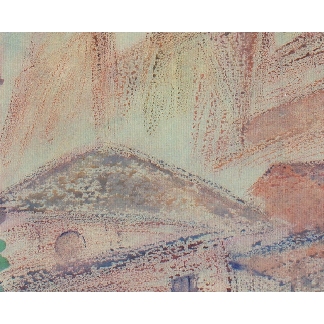Abstract 1933 Abstract Watercolor Painting by Harry Knox Smith For Sale - Image 3 of 9