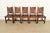 An exceptional set of five antique Mission or Arts & Crafts dining chairs By Lifetime Furniture USA, Circa 1910 Beautiful...