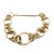 Late 20th Century DiModolo Diamond Gold Bracelet 18k Yellow Assorted Ring Links For Sale - Image 5 of 7