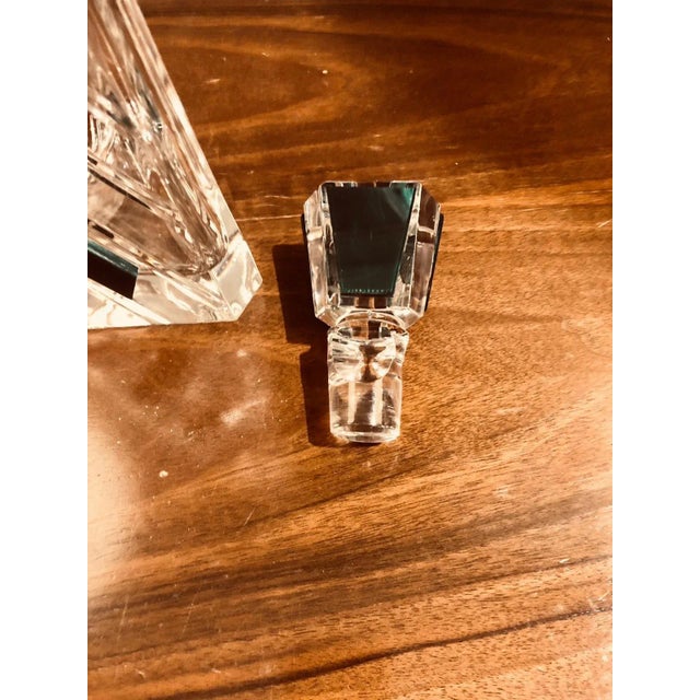 Art Deco Original Crystal Liqueur Bottle, Italy, 1940s For Sale - Image 6 of 10