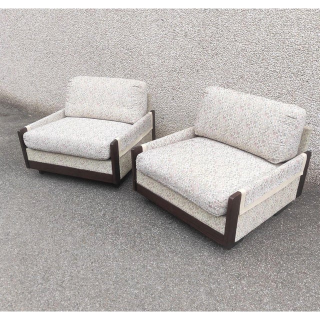 Black No. 920 Lounge Chairs and Modular Sofa by Afra and Tobia Scarpa for Cassina, 1960s, Set of 5 For Sale - Image 8 of 15