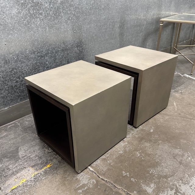 Rustic Four Hands Bina Freddie Side Tables, Pair For Sale - Image 3 of 12
