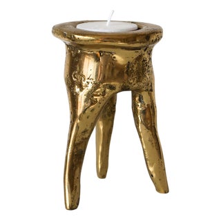 Tea Light Holder by David Marshall For Sale