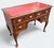 Early 20th Century Red Leather Top Queen Anne Style Writing Desk For Sale - Image 4 of 12