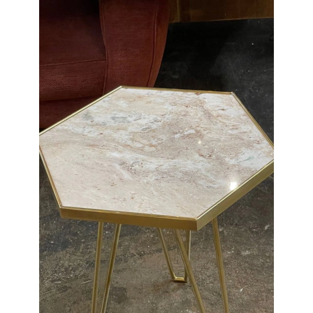 Italian Hex Form Table For Sale - Image 4 of 8