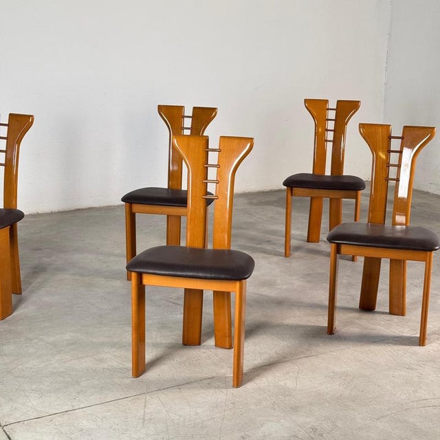 Animal Skin Dining Chairs attributed to Pierre Cardin for Rimaldi, Late 1970s, Set of 6 For Sale - Image 7 of 18