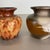 Vintage Pottery Fat Lava Vases attributed to Scheurich, Germany, 1970s, Set of 3 For Sale - Image 12 of 18