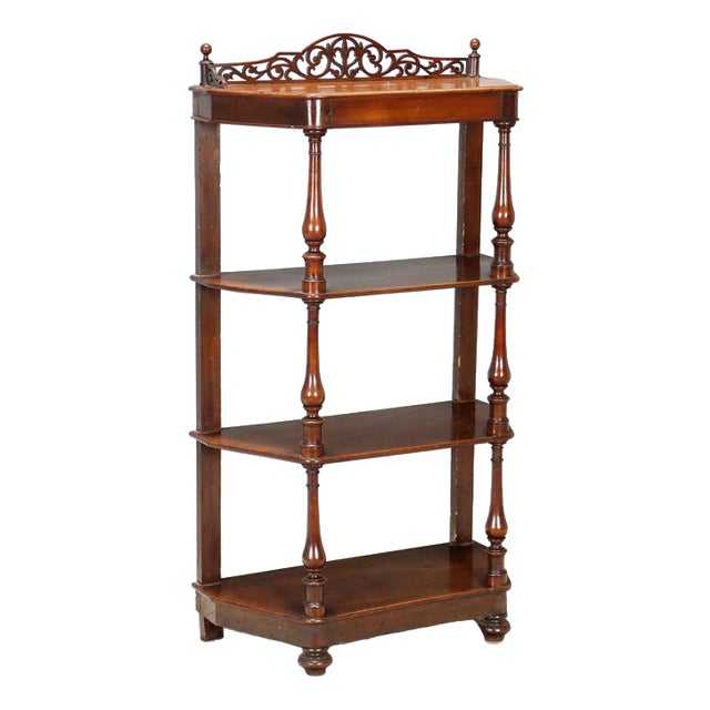 Louis Philippe Walnut Shelf For Sale