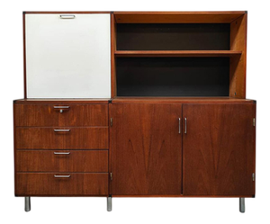 Vintage Dutch Secretary Cabinet by Cees Braakman for Pastoe, 1960s