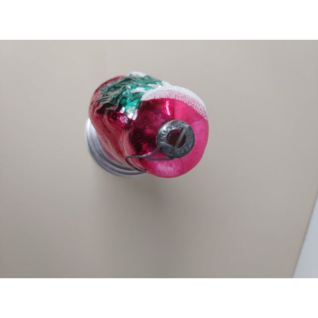 Folk Art Vintage Mid 20th Century German Santa Claus Ornament For Sale - Image 3 of 7