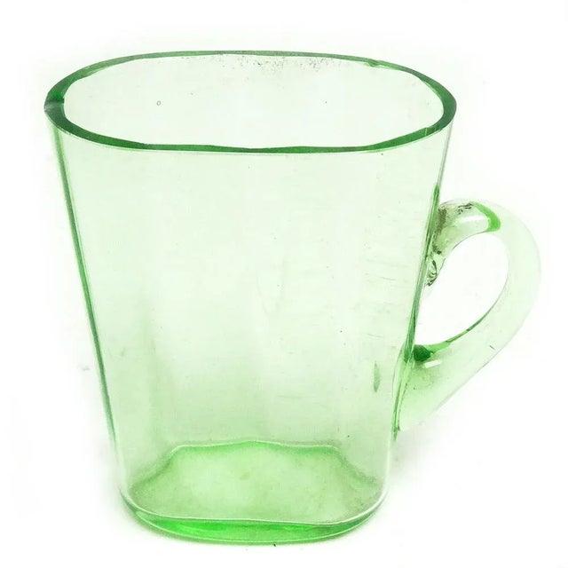 Art Deco Czechoslovakian Uranium Measuring Jug, 1930s For Sale - Image 9 of 11