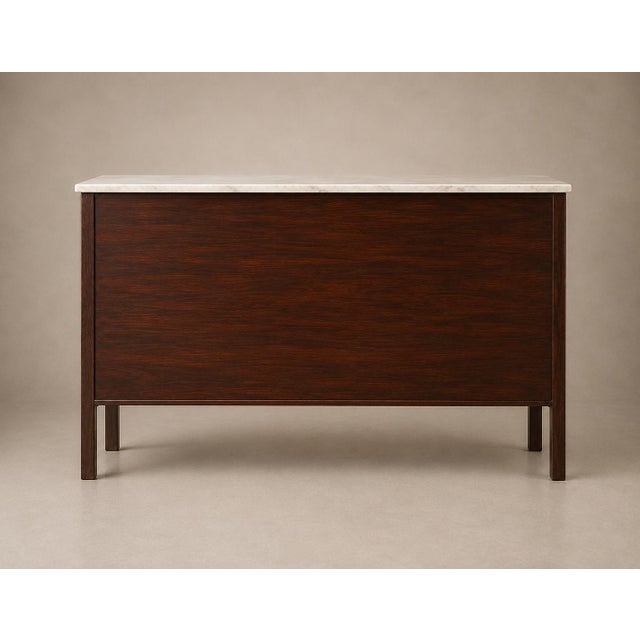 Sergio Rodrigues "Marquesa" Chest of Drawers in Rosewood With Marble Top — Oca, Brazil, C. 1965 For Sale - Image 13 of 18
