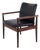 Diplomat 209 Armchair in Rosewood and Black Leather by Finn Juhl for France & Son, 1960s For Sale