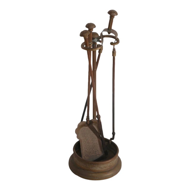 Antique Brass 4 Pc. Tool Set For Sale