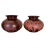 German Pottery Vase Objects from Steuler Ceramics, 1970s, Set of 2 For Sale