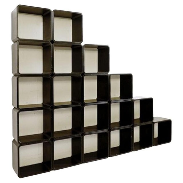 Mid-Century Modular Wooden Cubes, 1970, Set of 20 For Sale - Image 10 of 10