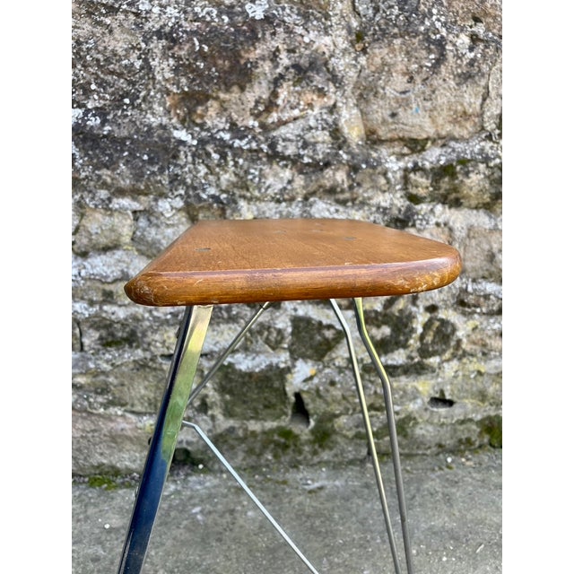 Libellule Folding Stool by Normafix, 1950 For Sale - Image 11 of 12