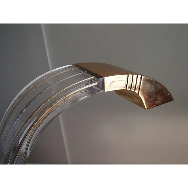 Brass & Chrome Table Lamps, 1990s, Set of 2 For Sale - Image 13 of 18