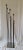 1990s Modernist Chrome and Wrought Iron Floor Length Candelabra in the Style of Bertoia For Sale - Image 5 of 11