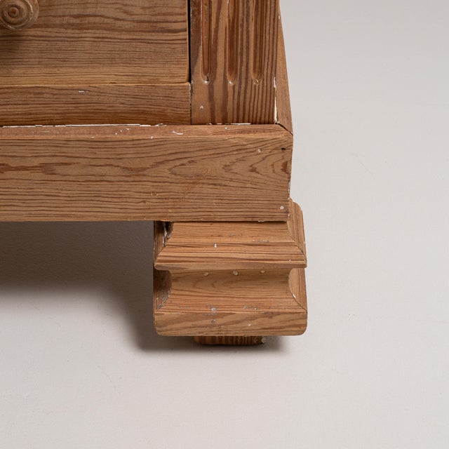 Gray 19th Century Provincial Chest Of Drawers With Marble Top For Sale - Image 8 of 18