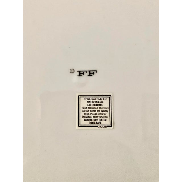 Modern Fitz and Floyd Brown Shell Design 12” Round Platter For Sale - Image 3 of 4