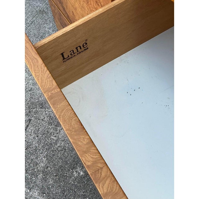 Vintage Lane Altavista Burl Wood Armoire For Sale - Image 10 of 10