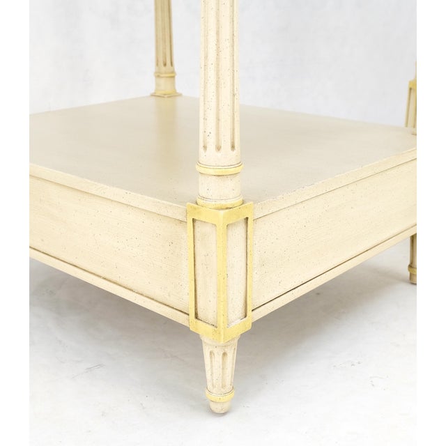 Henredon Walnut Banded Tops One Drawer End Tables Night Stands Mint! For Sale - Image 11 of 16