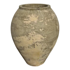 Sautern Yellow Earth Ware Vintage Pot Planter