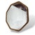 Wood Vintage Oak Octagonal Wall Mirror For Sale - Image 7 of 8