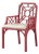 Fabulous Lilly Pulitzer Pink Chinese Chippendale Dining Arm Chairs or Accent Chairs - A Pair For Sale