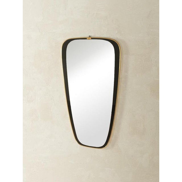 Vintage Modernist Italian Mirror, 1950s For Sale - Image 3 of 6