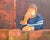 Peter Loeding, Workers on Their Lunch Break, 1980s, Oil Painting on Canvas, Framed For Sale - Image 9 of 9