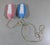 Pink & Blue Wall Lamps, 1950s, Set of 2 For Sale - Image 16 of 18