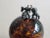 Paperweight Metal (Two Elephants) on a Hand Blown Glass Signed For Sale - Image 4 of 11