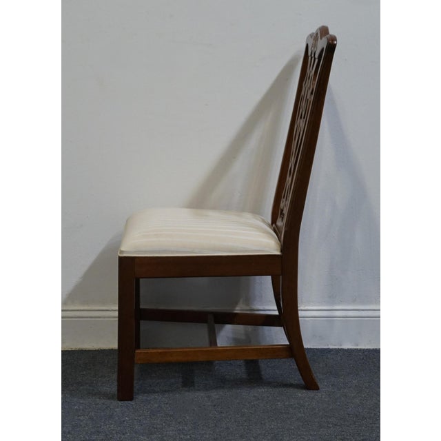 Early 21st Century Universal Furniture Traditional Chippendale Style Dining Side Chair For Sale - Image 5 of 11