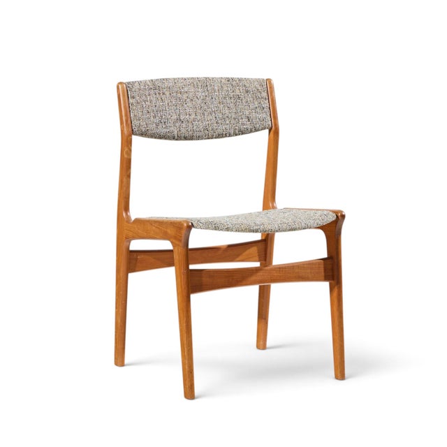 Nova Erik Buch for Anderstrup Møbelfabrik Mid Century Danish Teak Dining Chairs - Set of 6 For Sale - Image 4 of 11