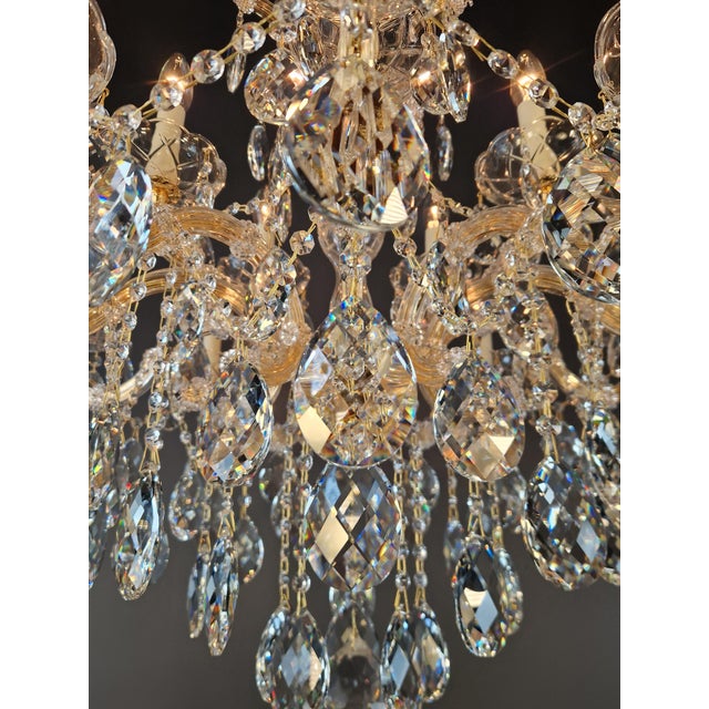 Maria Theresa Style Crystal Chandelier Handmade Luxury European Chandelier For Sale - Image 4 of 8
