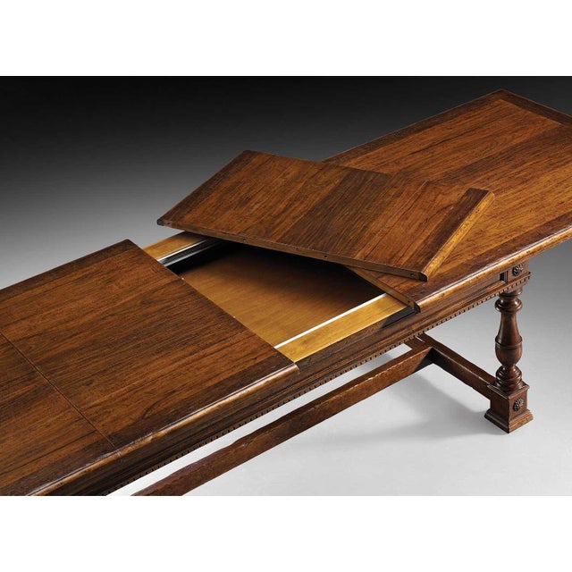 Italian Italian Venetian Walnut Dining Table For Sale - Image 3 of 3