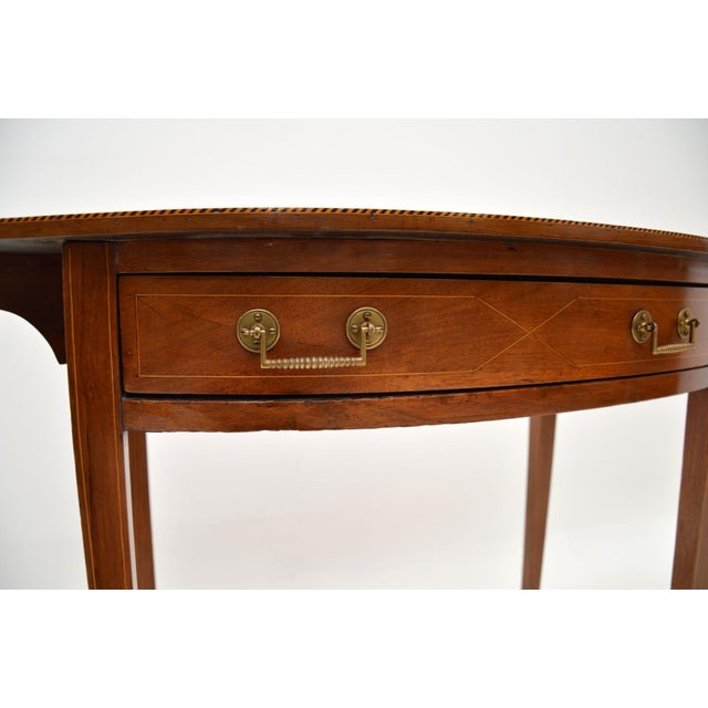Edwardian Writing Table, 1890s For Sale - Image 11 of 13