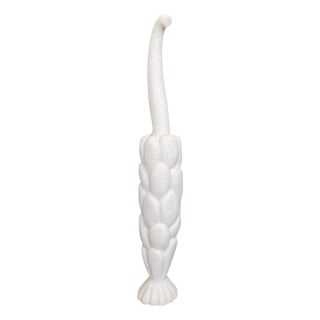 Hand Carved Marble Sculpture by Tom Von Kaenel For Sale