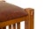 Mission Spindle Stool - Quarter Sawn Oak & Leather Michael's Cherry For Sale - Image 4 of 13