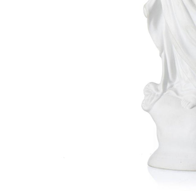 Porcelain Our Lady of the Presentation Figurine from Vista Alegre For Sale - Image 3 of 6