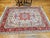 1900 - 1909 Vintage Persian Tabriz Area Rug, Hand-Knotted Wool & Silk, Floral Pattern, Ivory & Salmon, 5x7 For Sale - Image 5 of 16