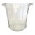 Large Vintage Luminarc French Glass Champagne Cooler or Ice Bucket For Sale