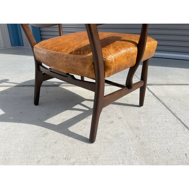 1950s Mid Century Ch-22 Lounge Chair by Hans Wegner for Carl Hansen For Sale - Image 10 of 13