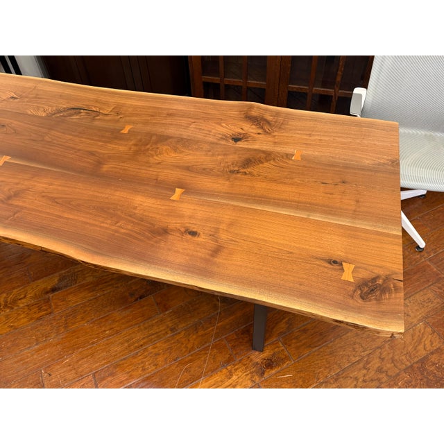 2020s Room & Board Chilton Live Edge Dining Table For Sale - Image 5 of 12