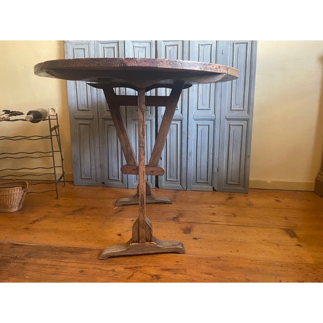 Antique French Wine Tasting Table, 1890s For Sale - Image 11 of 18