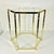 1970s Vintage Boho Chic Coastal Hollywood Regency Faux Bamboo Metal Drinks Table. For Sale - Image 6 of 12