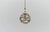 Space Age Petit Opal Glass Hanging Lamp with Chrome, 1960s Germany For Sale - Image 4 of 7